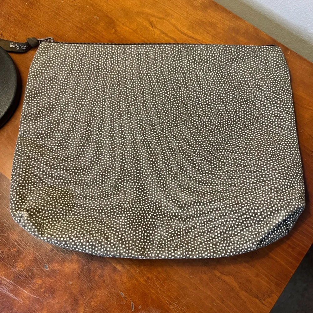 Thirty One Bag Brown with White Dots